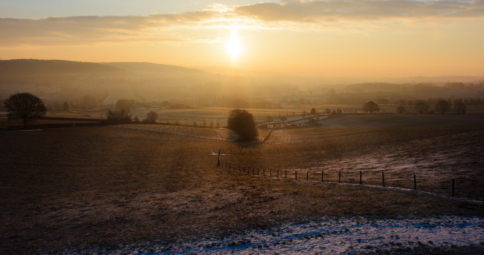 Winterse landschap