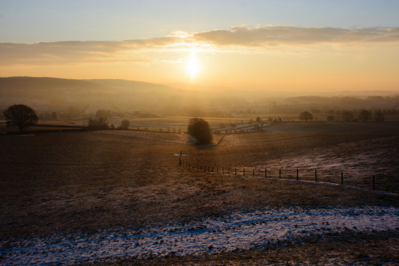 Winterse landschap